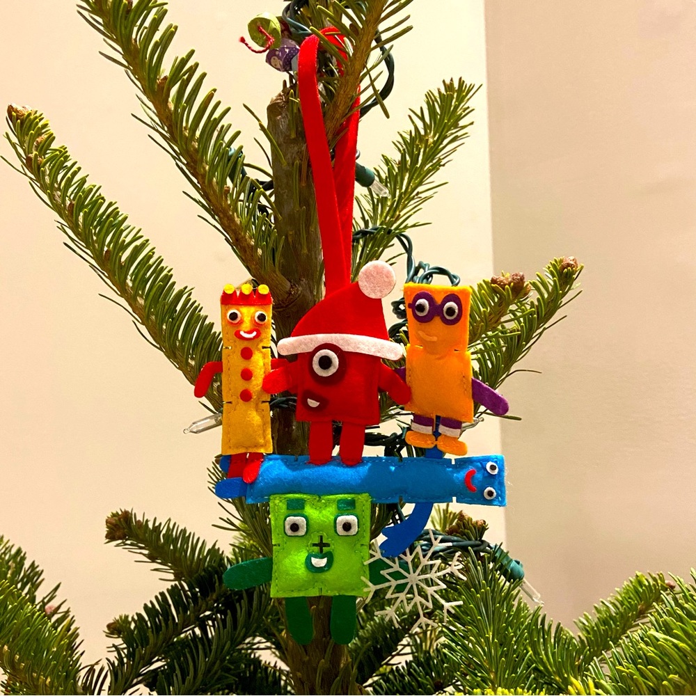 Numberblocks Ornament (1-5) Christmas Ornament